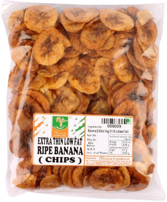

Neelam Foodland EXTRA THIN LOW FAT BANANA CHIPS RIPE BANANA Chips(400 g)