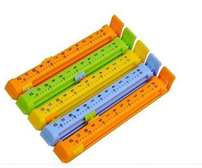 

AADYA Bag Sealing Clips Medium Plastic Bag Sealing Clips(Set of 5, Multicolor)