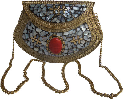 

Spice Art Party Gold Clutch