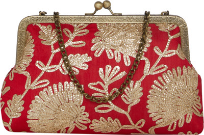 

TARUSA Casual Red Clutch