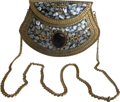 

Spice Art Party Gold Clutch