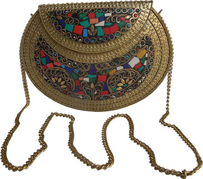 

Spice Art Party Gold Clutch