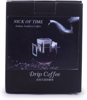 

NickofTime Indian Arabica Coffee Drip Bags Roast & Ground Coffee(200 g)
