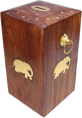 

NEW MAYUR ENTERPRISES FSA 12 Coin Bank(Brown)