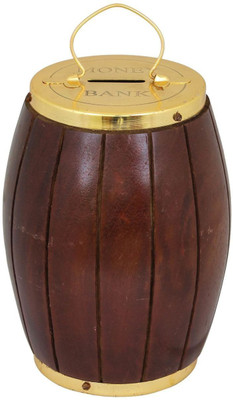 NEW MAYUR ENTERPRISES FSA 20 Coin Bank(Brown, Gold)