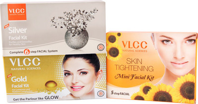 

VLCC Facial Kit Combo(Set of 3)