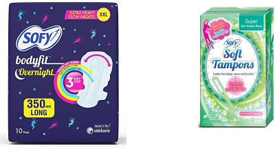 

Sofy Bodyfit Overnight XXL, tampon(Set of 2)