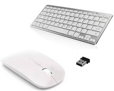 

techdeal Slim Wireless Keyboard with Wireless Mouse Combo Set