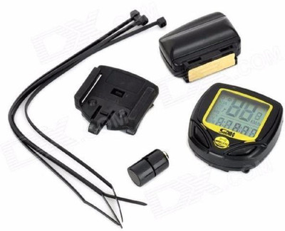 

RIDER'S CHOICE Waterproof Wireless Bike/ cycle Speedometer Automatic Wake-up Backlight for Tracking Riding Speed and Distance+ 1 EXTRA BATTERY Wireless Cyclocomputer