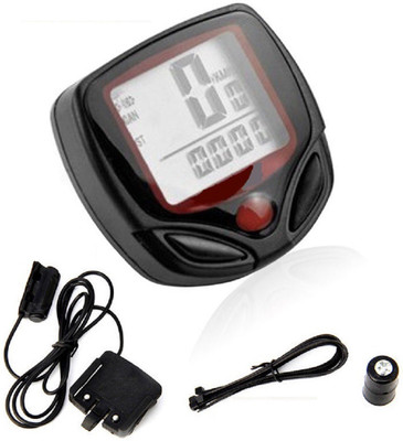 

RIDER'S CHOICE original waterproof sb-318 bicycle cyclocomputer with 1 extra battery and proper whatsapp guidance for installation Wired Cyclocomputer
