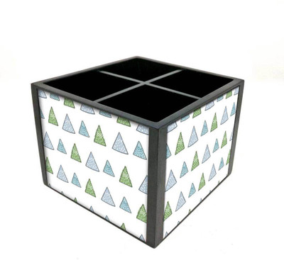 

Nutcase 4 Compartments Wooden Remote Stand(Multicolor)