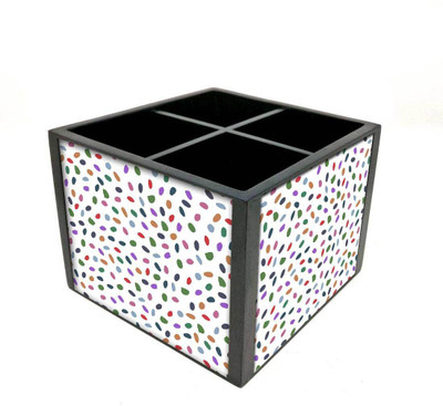 

Nutcase 4 Compartments Wooden Remote Stand(Multicolor)