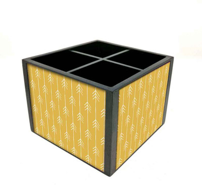 

Nutcase 4 Compartments Wooden Remote Stand(Multicolor)