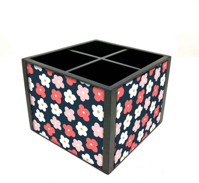 

Nutcase 4 Compartments Wooden Remote Stand(Multicolor)