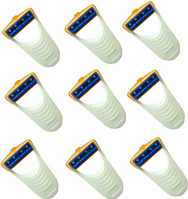 

AuraSkin Surgical DISPOSABLE PREPARATION RAZOR HAIR REMOVER MOSTLY USED BY DOCTOR (9Pcs) Disposable Razor(Pack of 9)