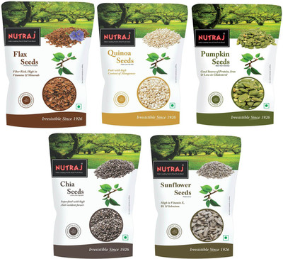 

Nutraj Chia Seeds(1000 g, Pack of 5)