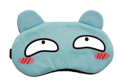 

Jenna Blush Blue Cartoon Polyester Ice Gel Eye Mask for Insomnia, Meditation, Puffy Eyes and Dark Circles(10 g)