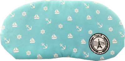 

Jenna Ship_Blue Cartoon Travel Sleeping Eye Cover Blindfold Eye Shade(Blue, White), Multi