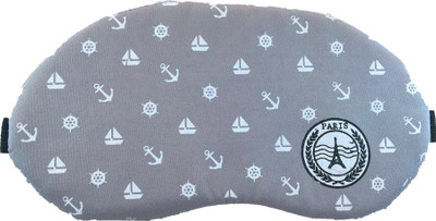 

Jenna Ship_Grey Cartoon Travel Sleeping Eye Cover Blindfold Eye Shade(Grey)
