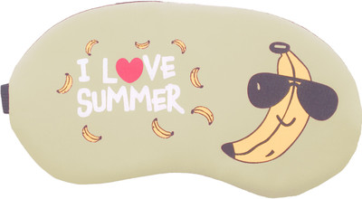

Jenna Bana_Cream Cartoon Travel Sleeping Eye Cover Blindfold Eye Shade(Multi), Cream;yellow