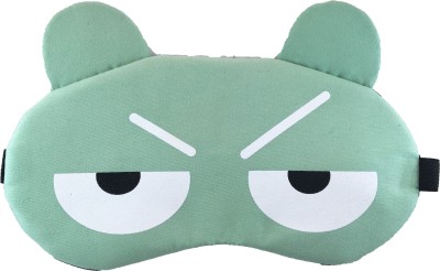 

Jenna 2Line_Green Cartoon Travel Sleeping Eye Cover Blindfold Eye Shade(Green)