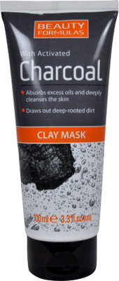 

Beauty Formulas With Activated Charcoal Clay Mask(100 ml)