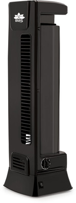 

BMS Lifestyle STF-401 Portable Slim Space Saving Oscillating Satellite Tower Fan With 90 Degree Rotating & Revolving Base 4 Blade Tower Fan(Black, Pack of 1)