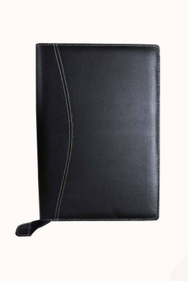 

OMG Faux Leather File Folder(Set Of 1, Balck)