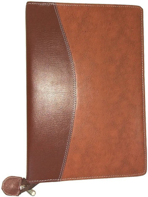 

Furious3D BROWN FAUX LEATHER FILE FOLDER(Set Of 1, Brown)