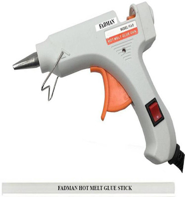 

FADMAN White Mini 20 Watt On Off Switch With 1 Hot Melt Sticks Standard Temperature Corded Glue Gun (7 mm) Standard Temperature Corded Glue Gun(7 mm)
