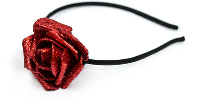 

Suhaavi Rose Red Baby Girls Hair Band(Red)