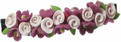 

Advance Hotline Porcelain clay work fancy banana clip Banana Clip(Multicolor)