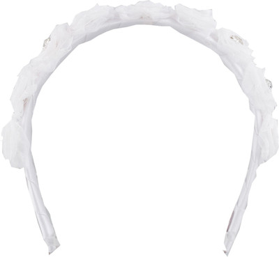 

Aarushi creations organza flowers Head Band, Hair Band(White)