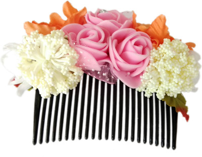 

Advance Hotline unique indian craft Hair Combpin/Multicolor foam sheet Hairpin comb /Girls Hair Accessories /Fashionable Indo Western Wedding Bridal Party Wear Hair Clip for kids /girls/women.Juda Accessories and Hair Decoration by unique indian craft Hai
