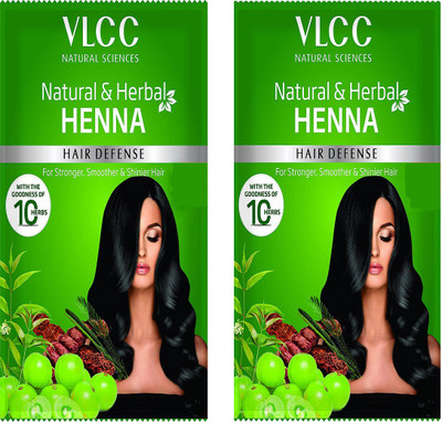 

VLCC Natural and Herbal Henna, 120g(pack of 2) Hair Color(Black)