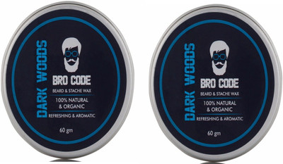 

Bro code Beard And Stache Organic Styling Hair Wax(120)