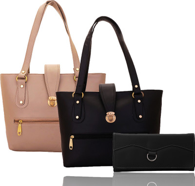 

Lady bar Shoulder Bag(Beige)