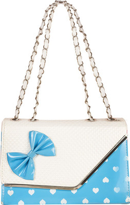 

LEVISE LONDON Shoulder Bag(Blue, White)