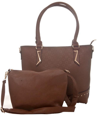 

Aliado Hand-held Bag(Brown)