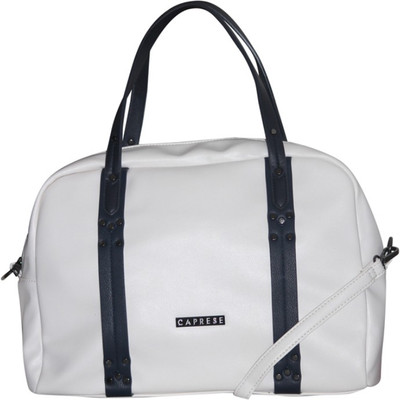 

Caprese Satchel(White, Black), Black;white
