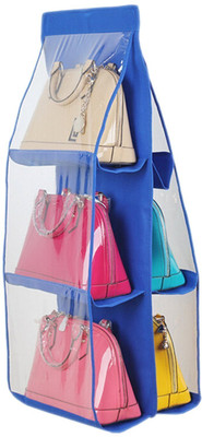 

House of Quirk Pocket Handbag Storage Hanging Purse Organizer Handbag Organizer, Closet Organizer, Accessories Organizer( )