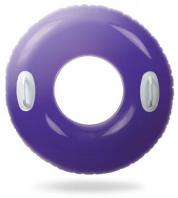

Intex ® Original Inflatable Water swim ring with Handle (Purple) For Kids AND Adults Inflatable Pool Accessory(Purple)