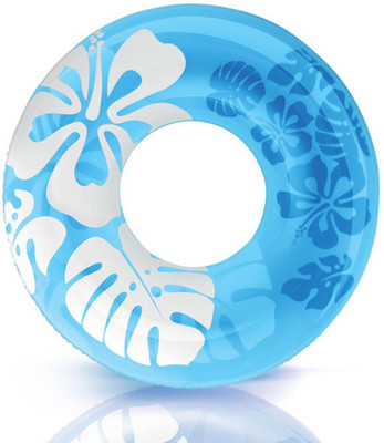 

Intex ® Original Inflatable clear Graphic Print (Blue) Water Swimming Ring Inflatable Pool Accessory(Blue)