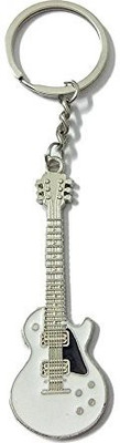 

VaishnowHand White Guitar Keychain || Key Ring for Music lovers Key Chain