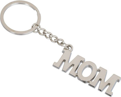 

Universal premium Mom Words Metal Keychain - silver Key Chain