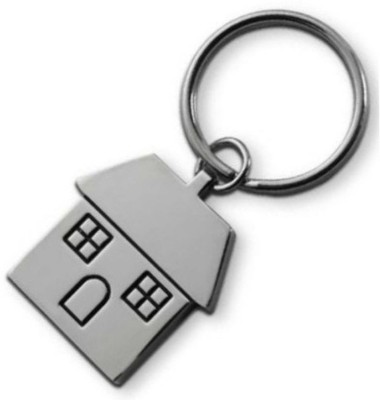 

Universal Premium Metal House Keychain - silver Key Chain