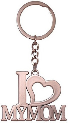 

Universal I Love my Mom Metal Keychain Key Chain