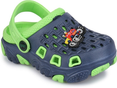 

PHEDARUS Boys Slip-on Clogs(Multicolor, Navy;green