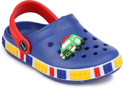 

PHEDARUS Girls Slip-on Clogs(Blue