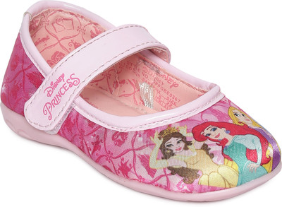 

Disney Princess Girls Velcro Ballerinas(Pink, Baby pink